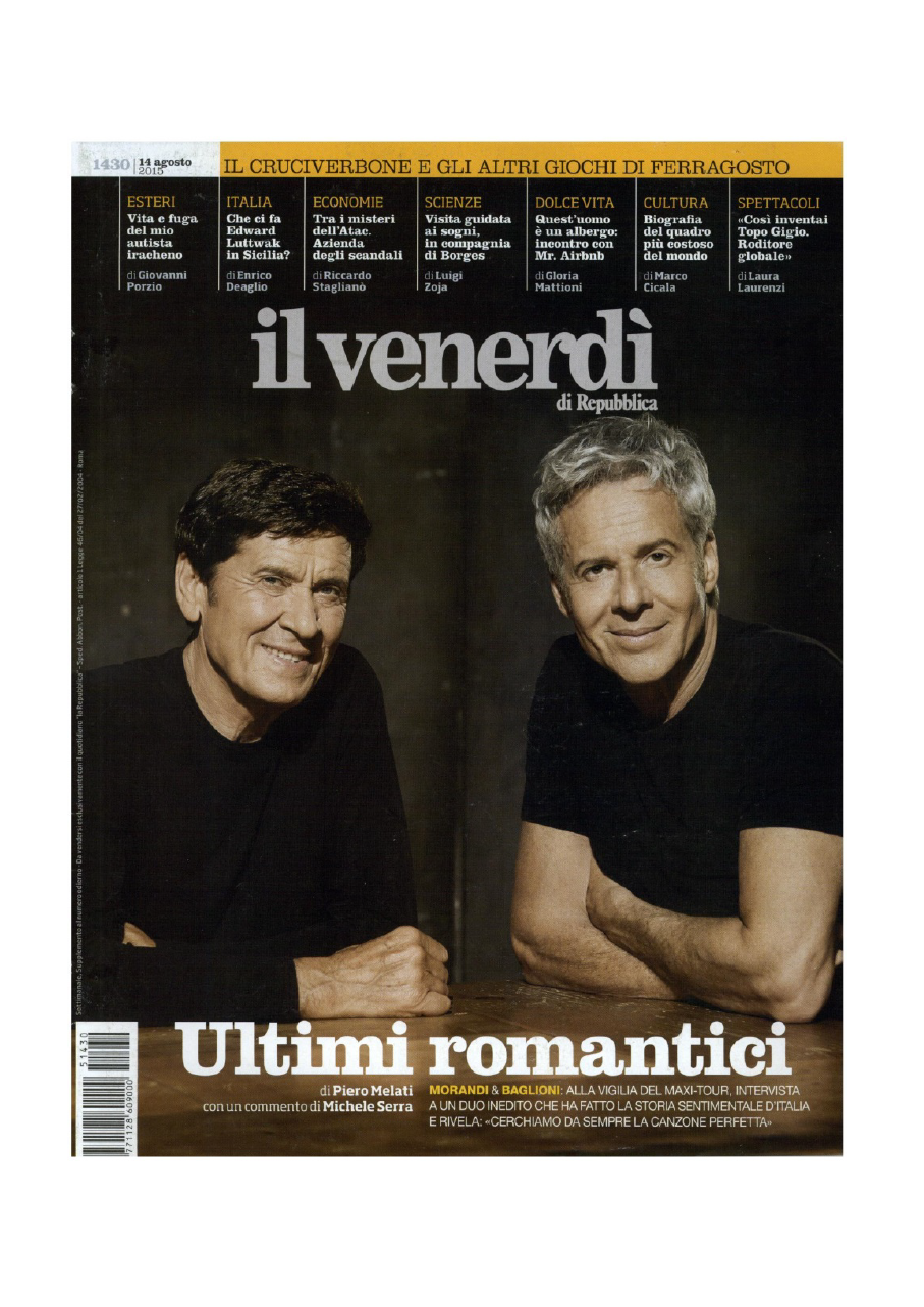 La Repubblica Supp. Il Venerdì - 14/08/2015